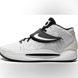 Nike KD 14 TB White Black Vapor Green Kevin Durant DA7850 100 Mens 10 NEW in box